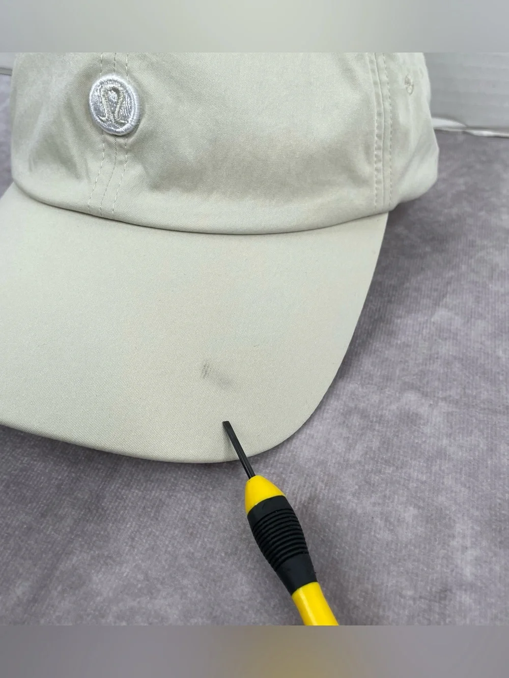 Lululemon Baller Hat Cap Strapback Womens One Size OS Beige Cream Active Gym